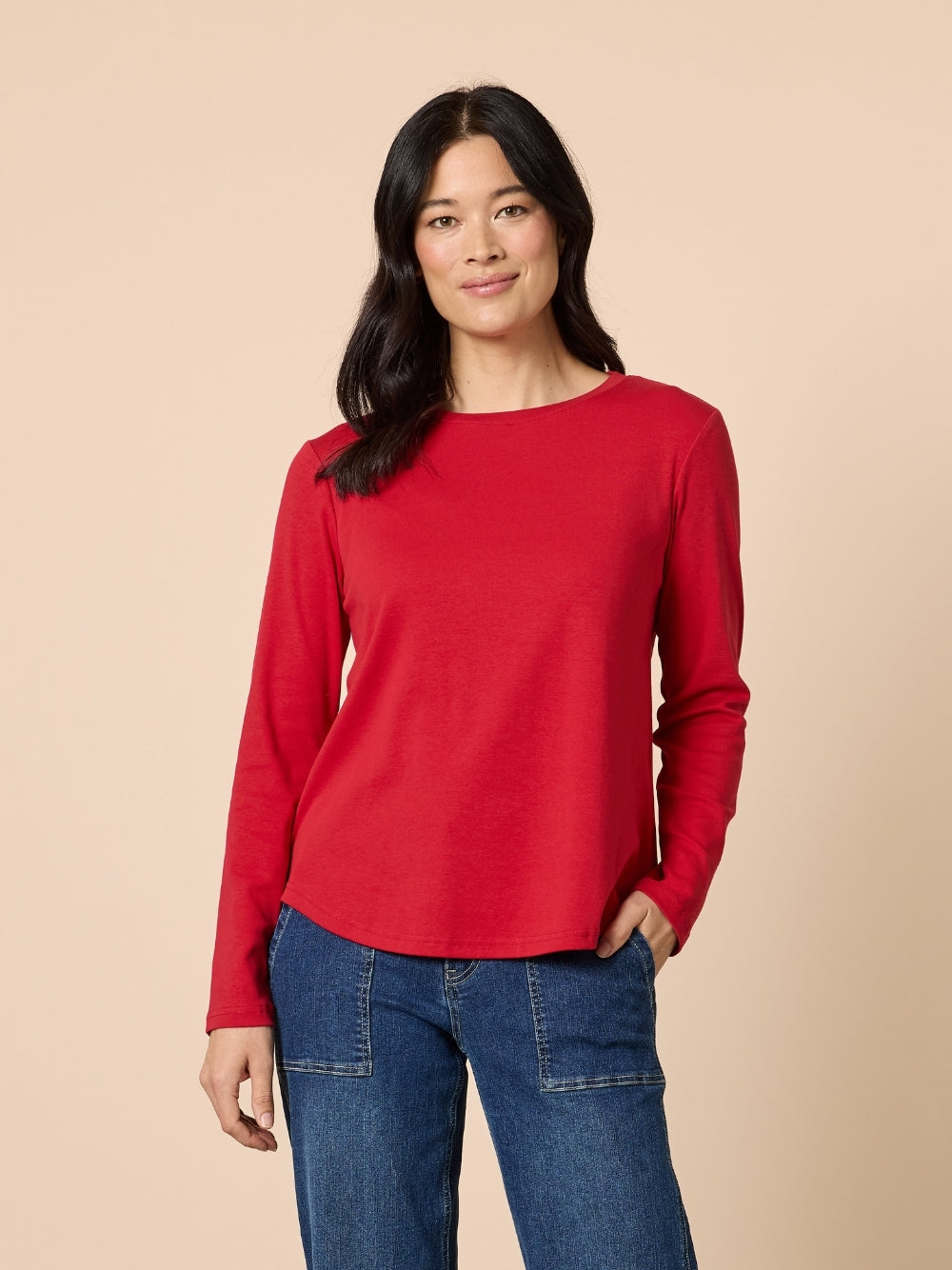 GORDON SMITH L/S CREW TEE