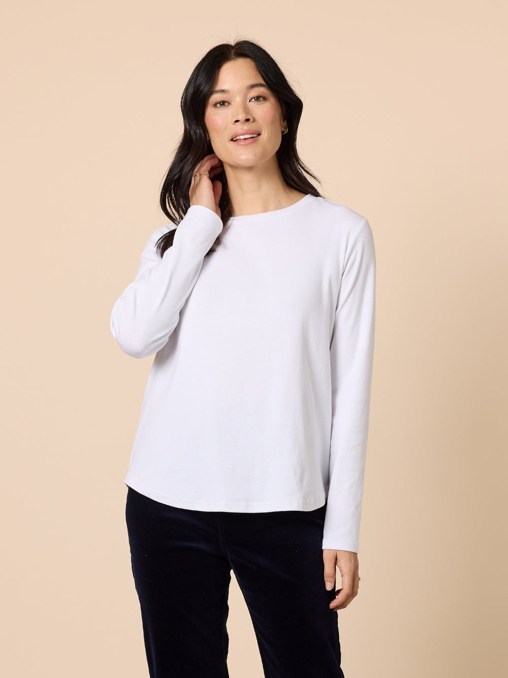 GORDON SMITH L/S CREW TEE