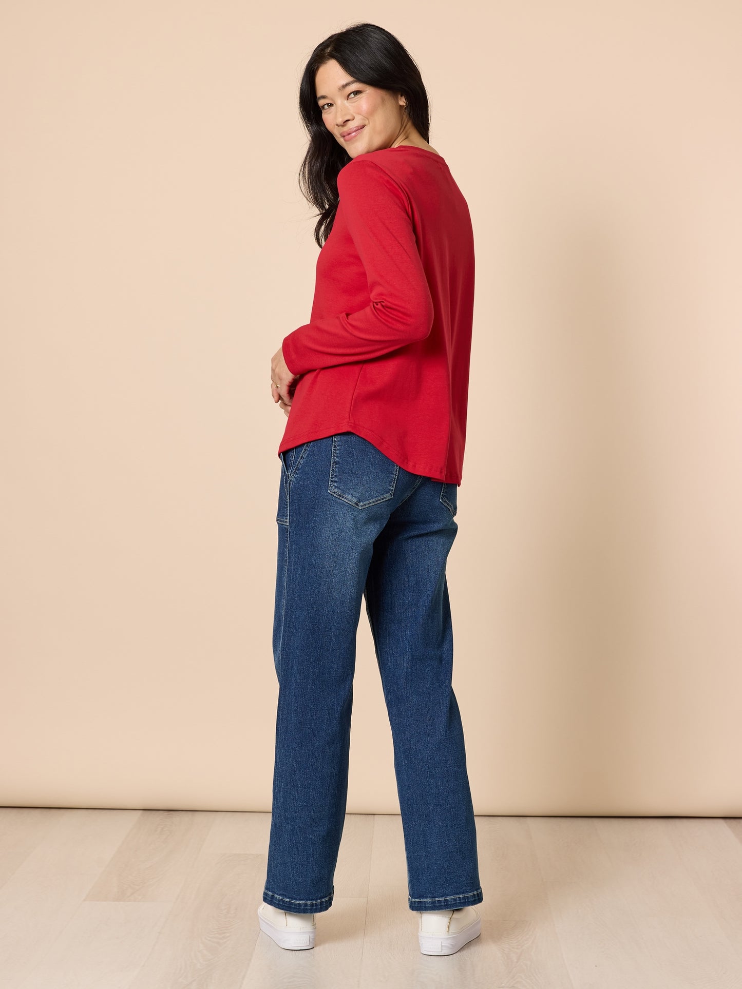 GORDON SMITH L/S CREW TEE