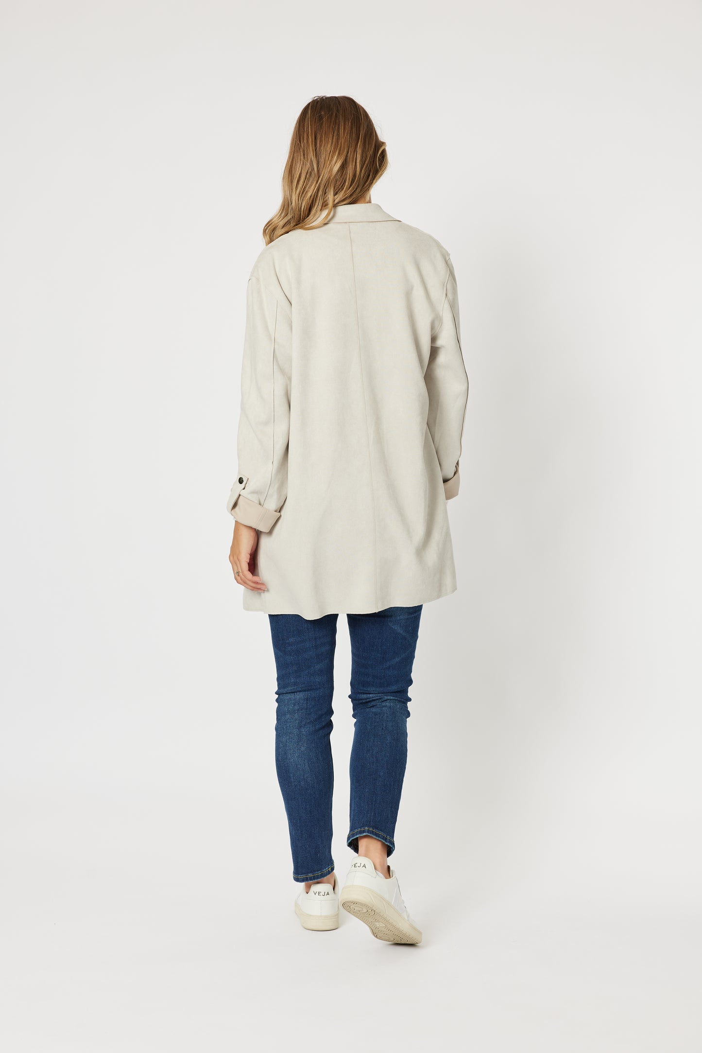 THREADZ PAIGE FAUX SUEDE JACKET