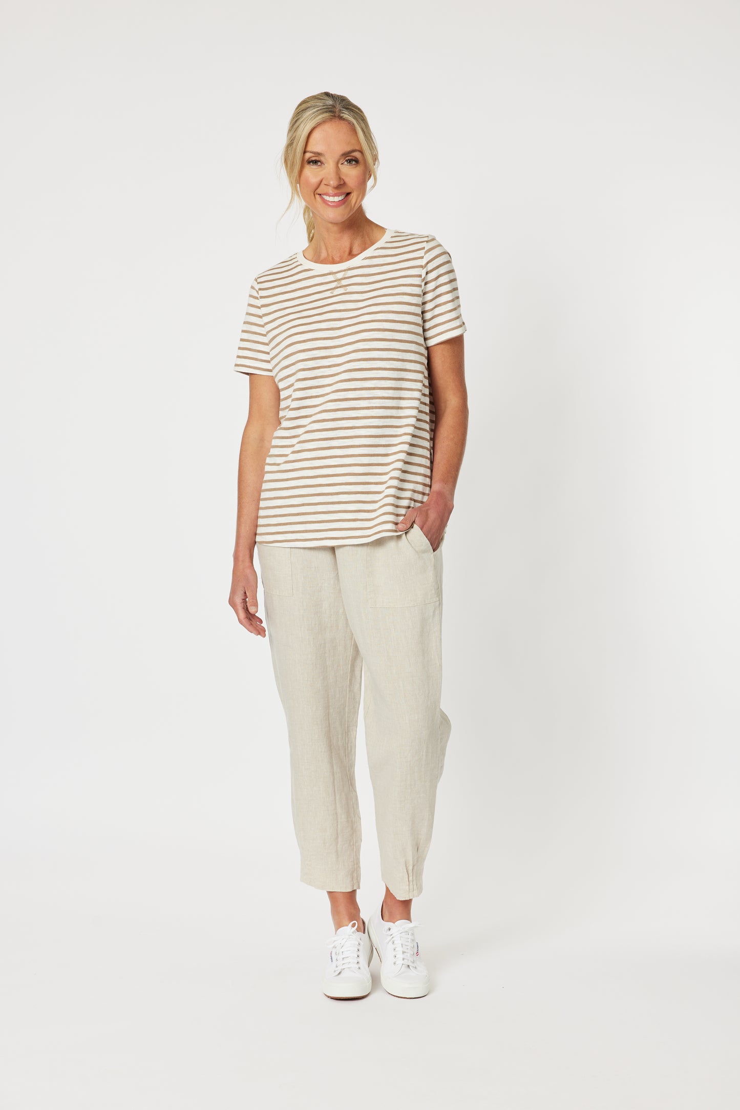 GORDON SMITH CLASSIC STRIPE TOP