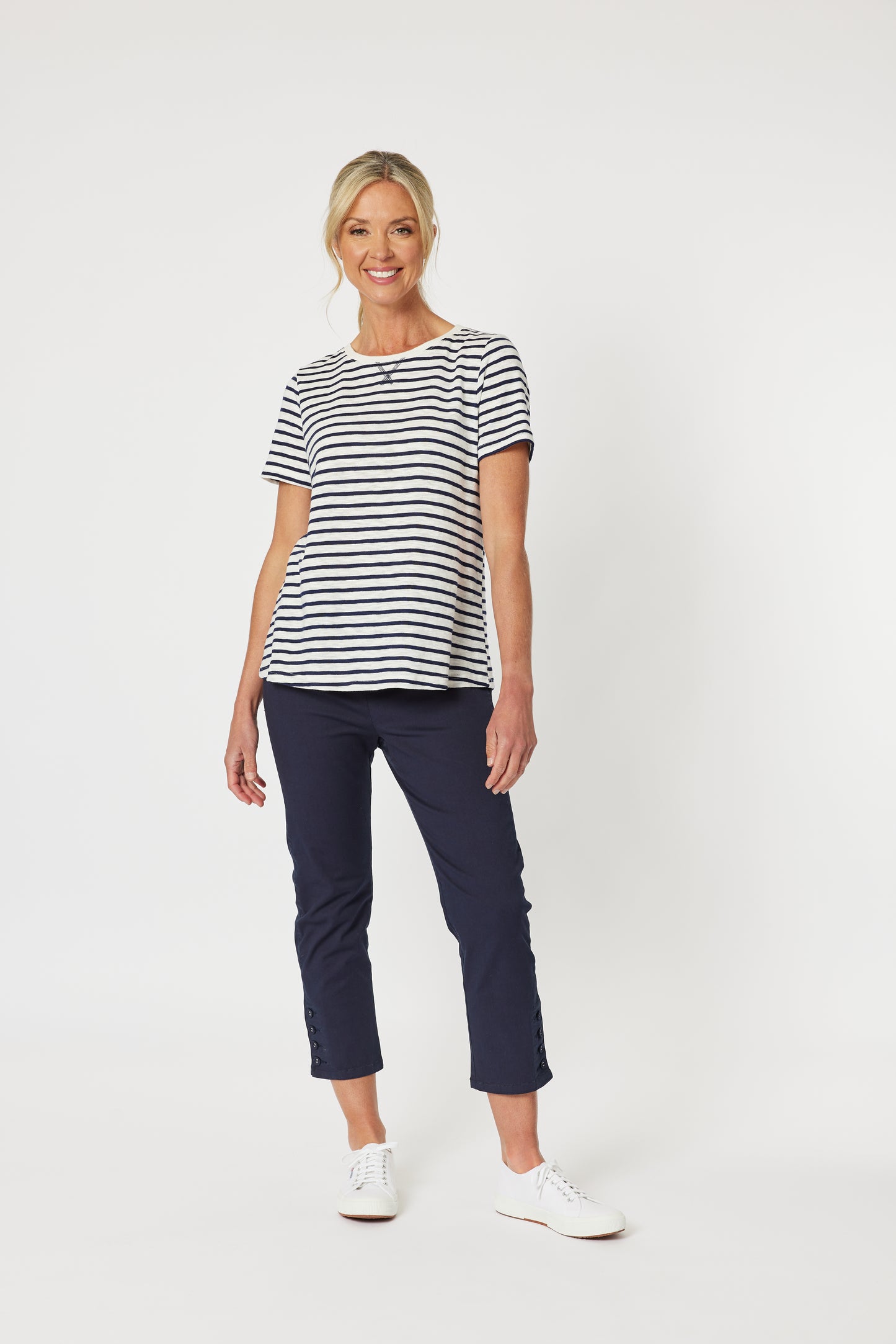 GORDON SMITH CLASSIC STRIPE TOP