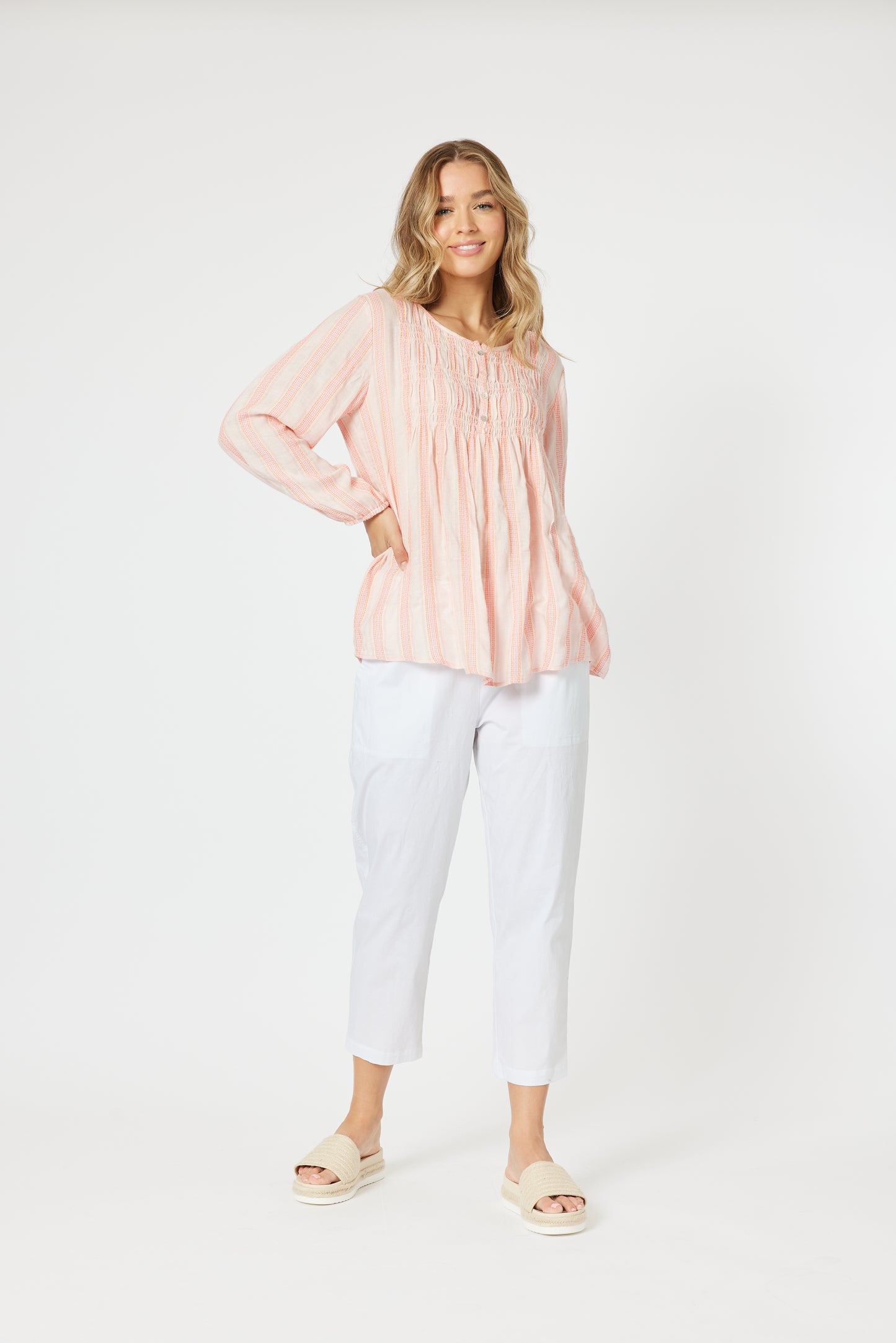 THREADZ VENICE STRIPE TUNIC