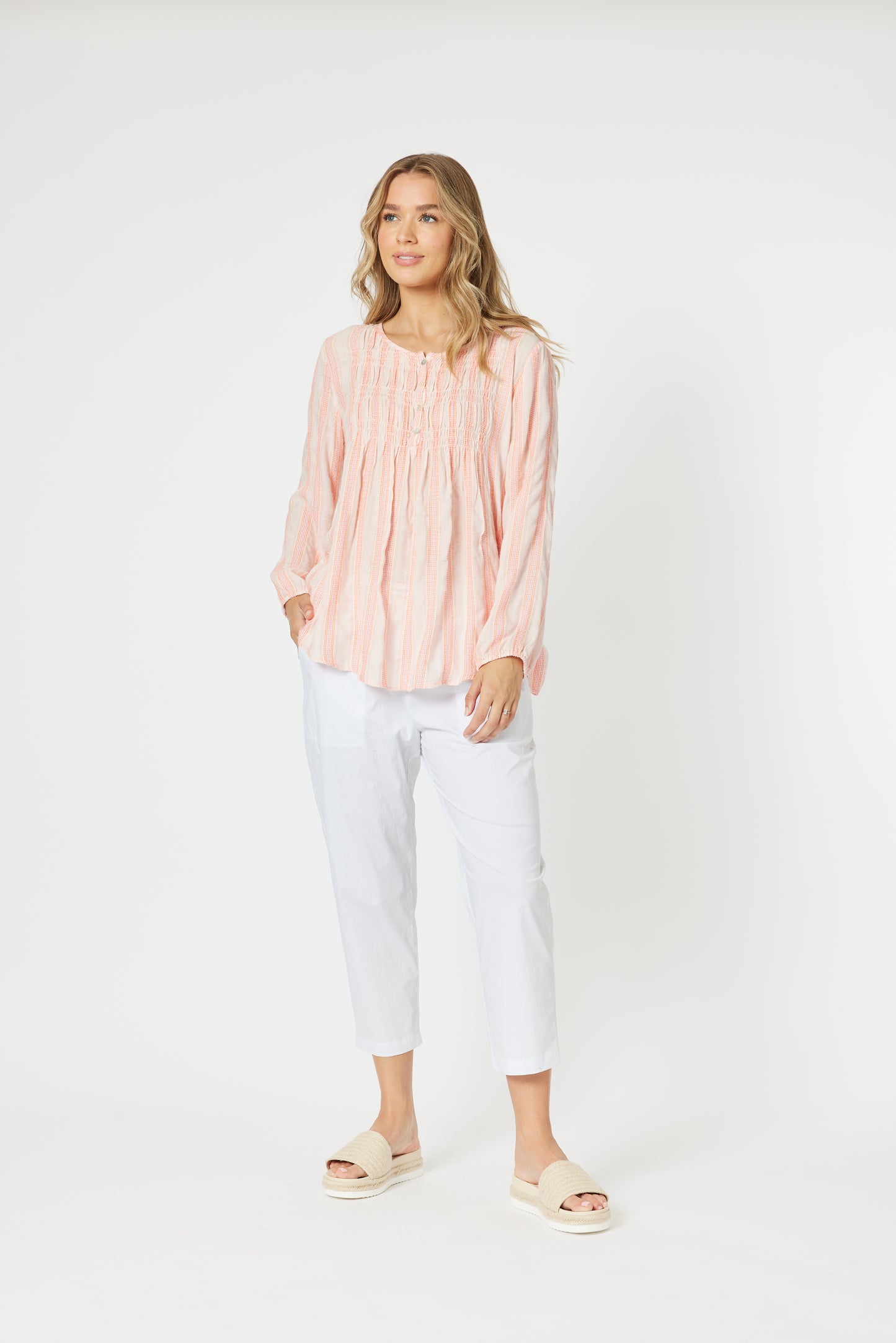 THREADZ VENICE STRIPE TUNIC