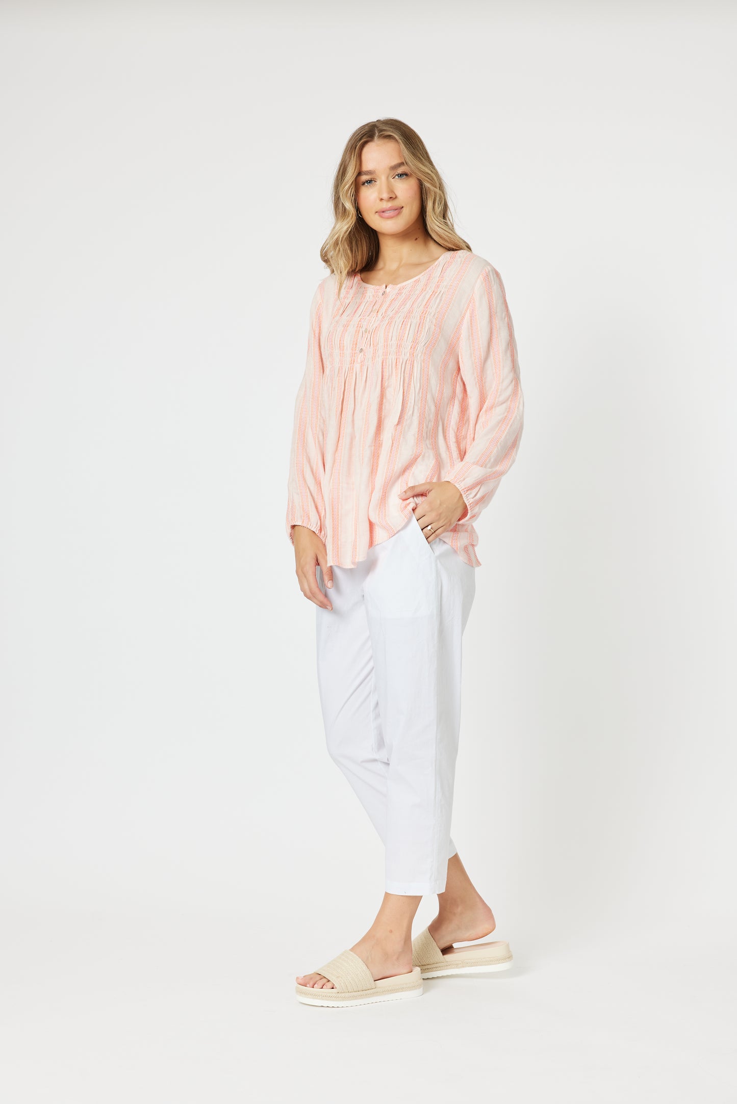 THREADZ VENICE STRIPE TUNIC