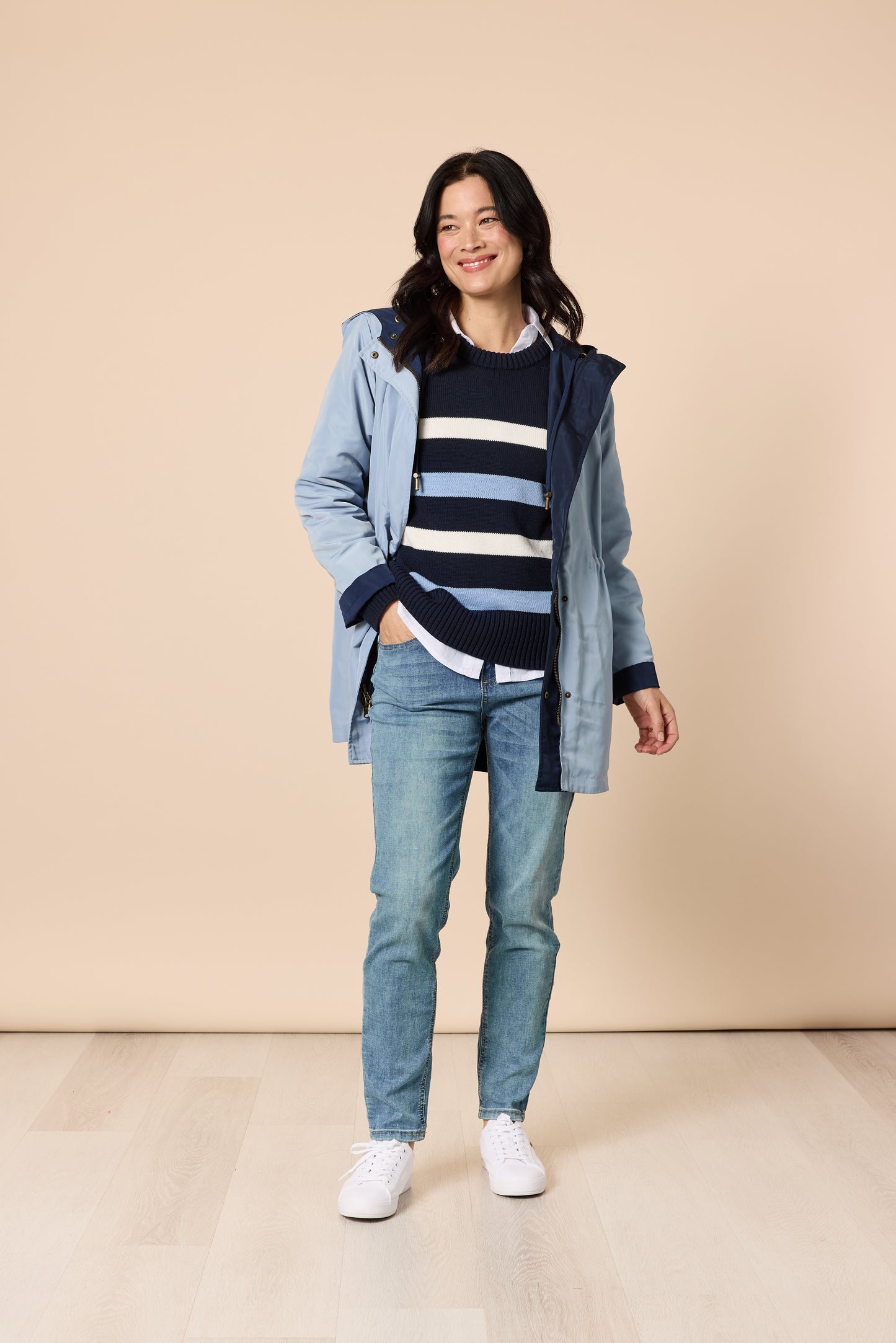 GORDON SMITH THE PIER STRIPE KNIT