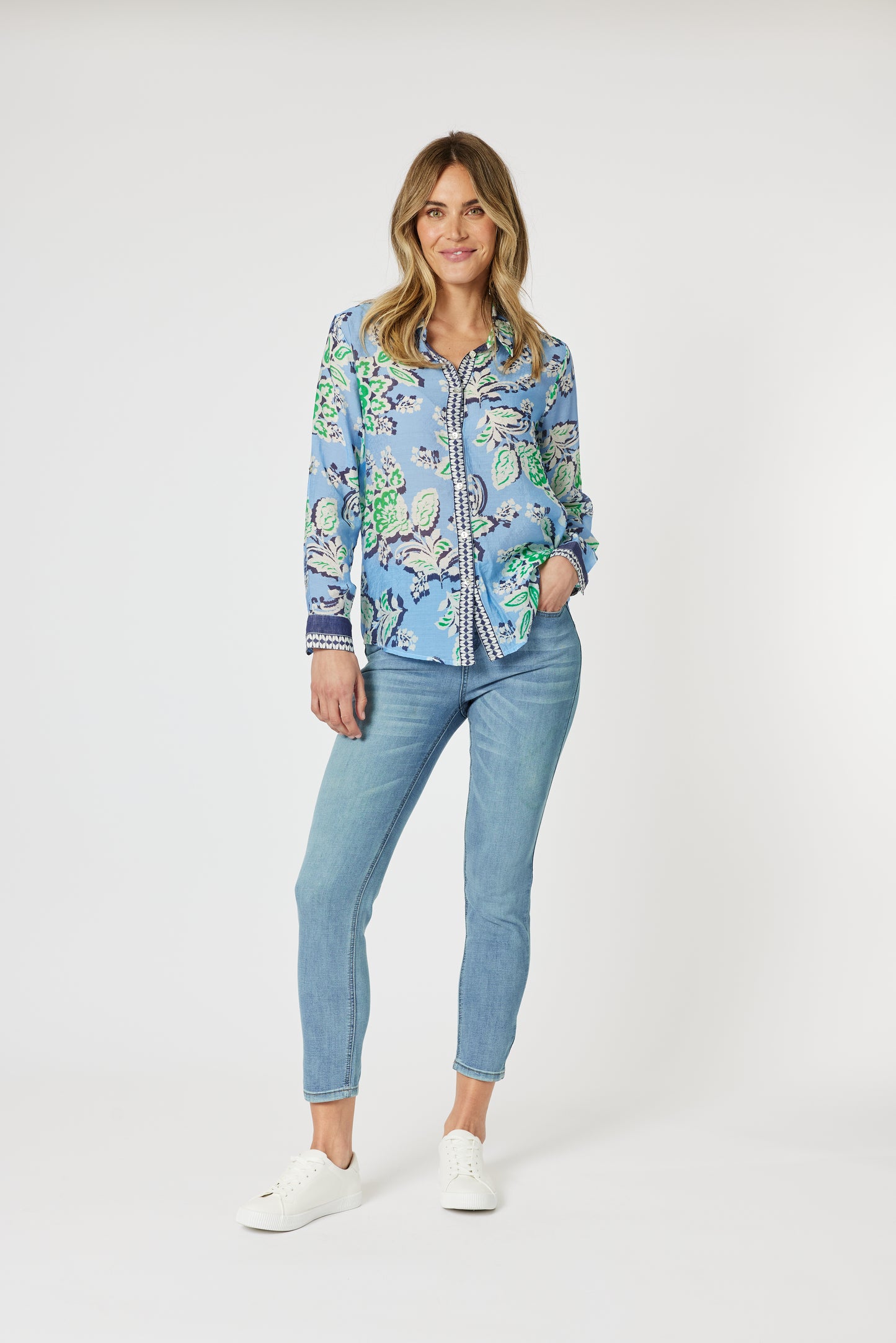 GORDON SMITH COASTAL PRINT SHIRT