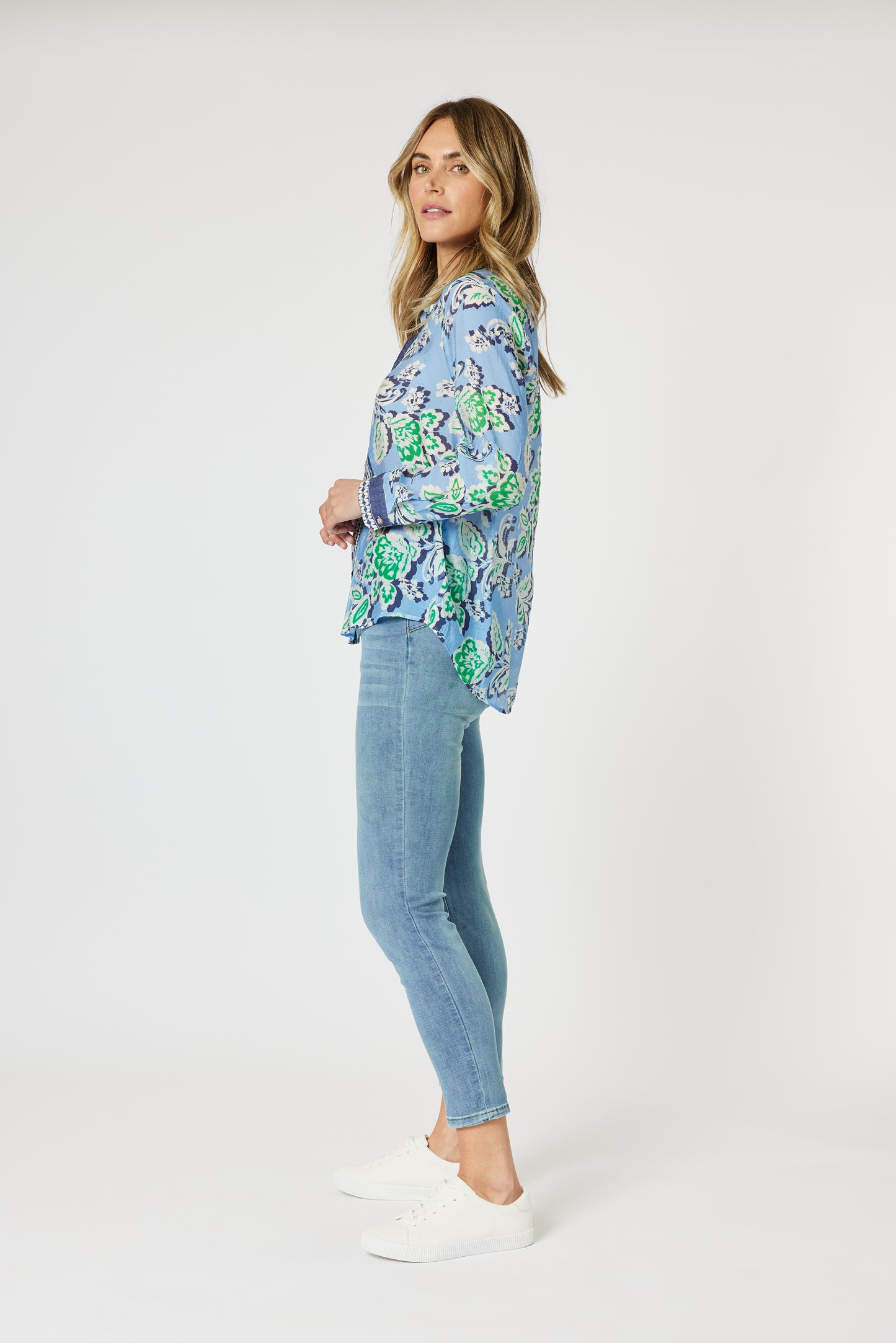 GORDON SMITH COASTAL PRINT SHIRT