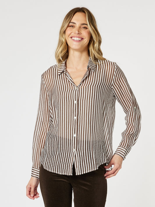 GORDON SMITH CITY STRIPE SHIRT