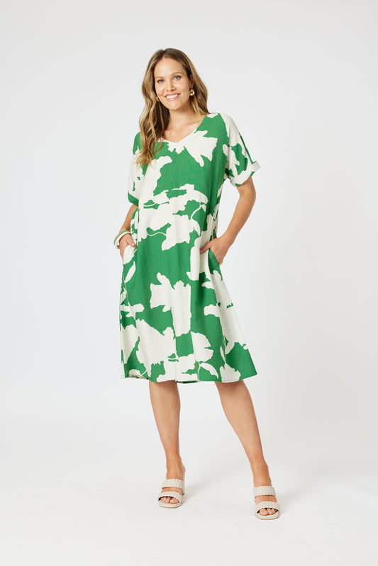 CLARITY BARCELONA PRINT DRESS