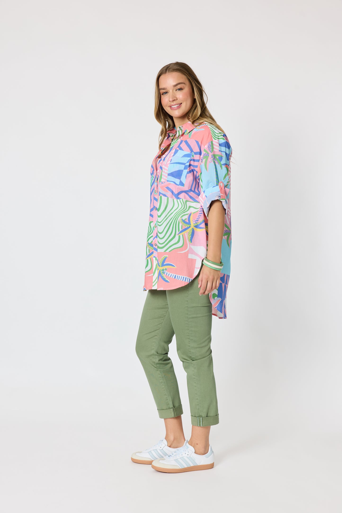 THREADZ URBAN JUNGLE PRINT SHIRT