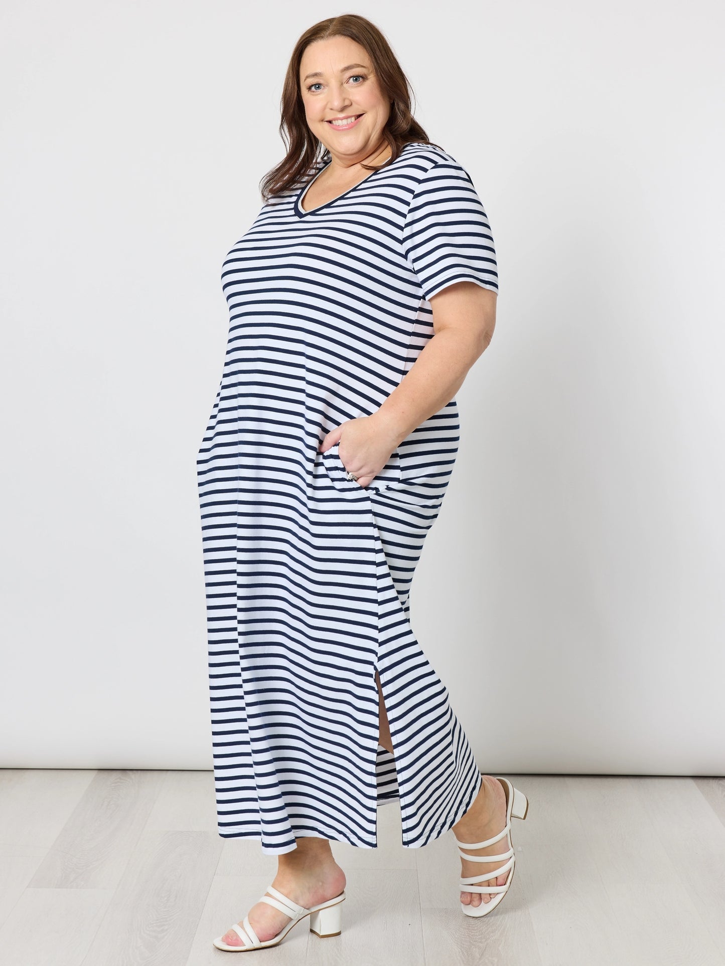 GORDON SMITH GEMMA STRIPE DRESS