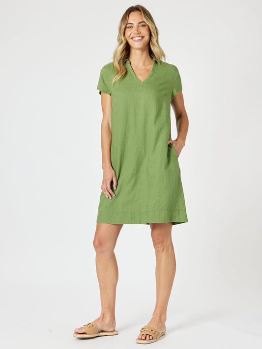 GORDON SMITH BRAVO LINEN DRESS