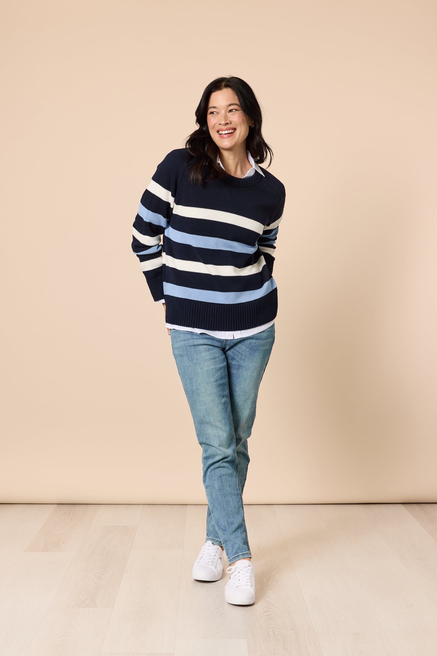 GORDON SMITH THE PIER STRIPE KNIT