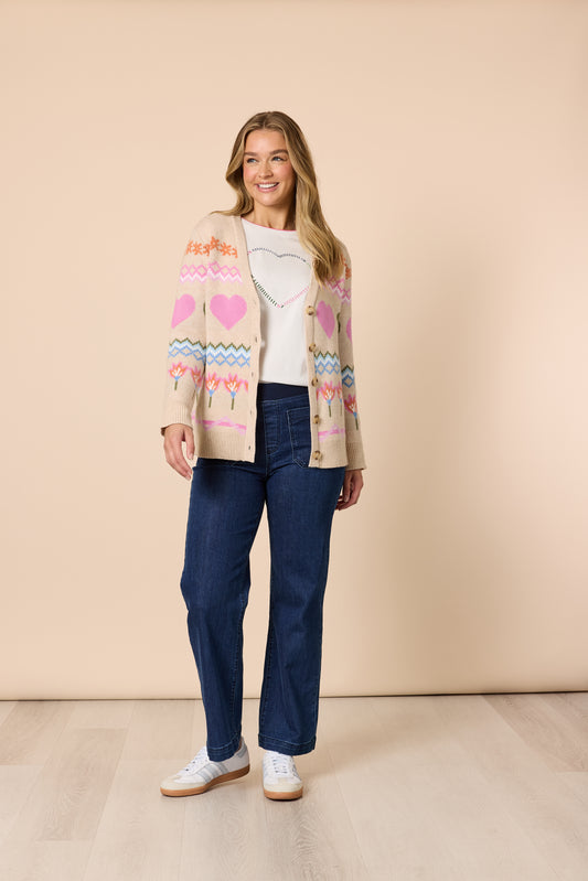THREADZ CHARMING CARDI