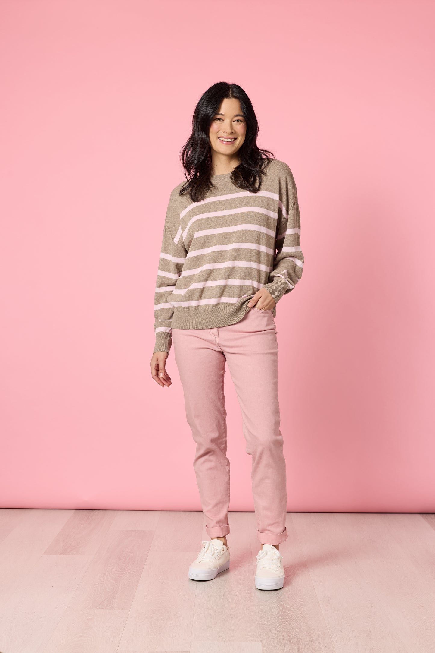 GORDON SMITH IDAHO STRIPE KNIT