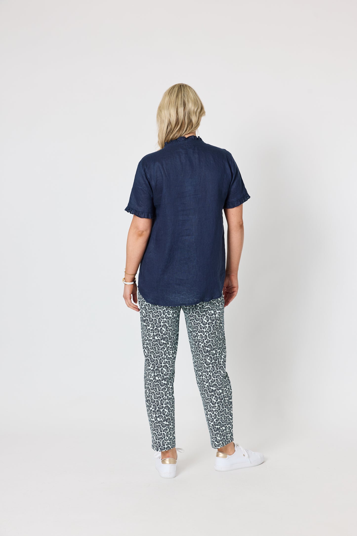 GORDON SMITH AUDREY LINEN TOP