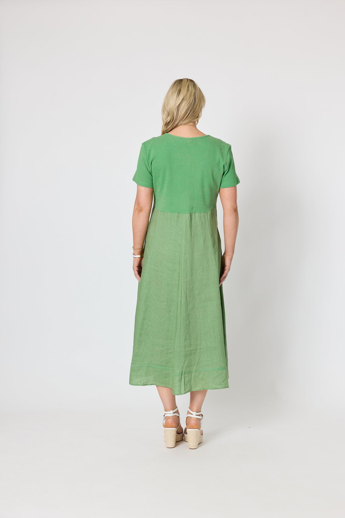 GORDON SMITH LE MARAIS LINEN DRESS