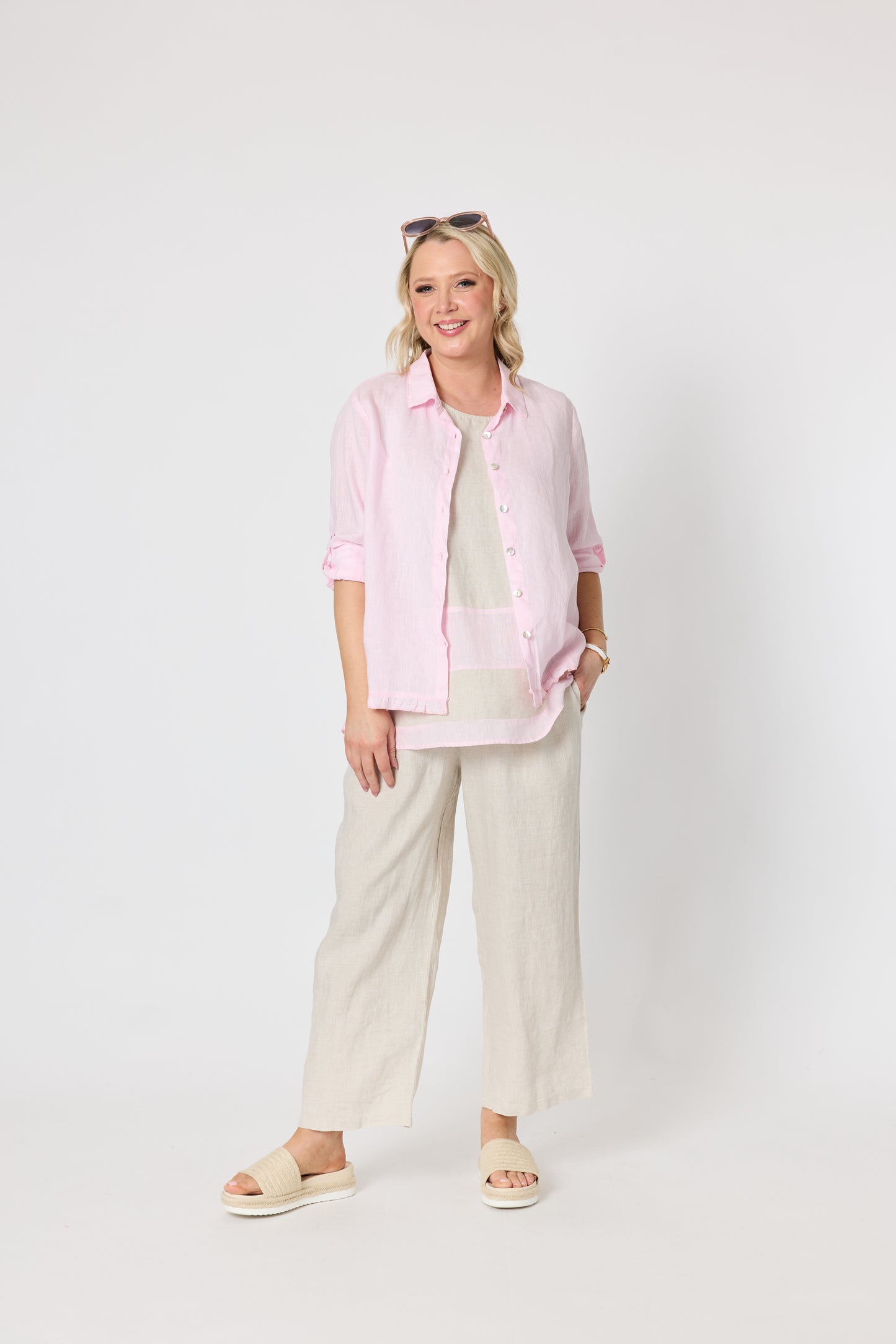 GORDON SMITH LEULLA LINEN PANT
