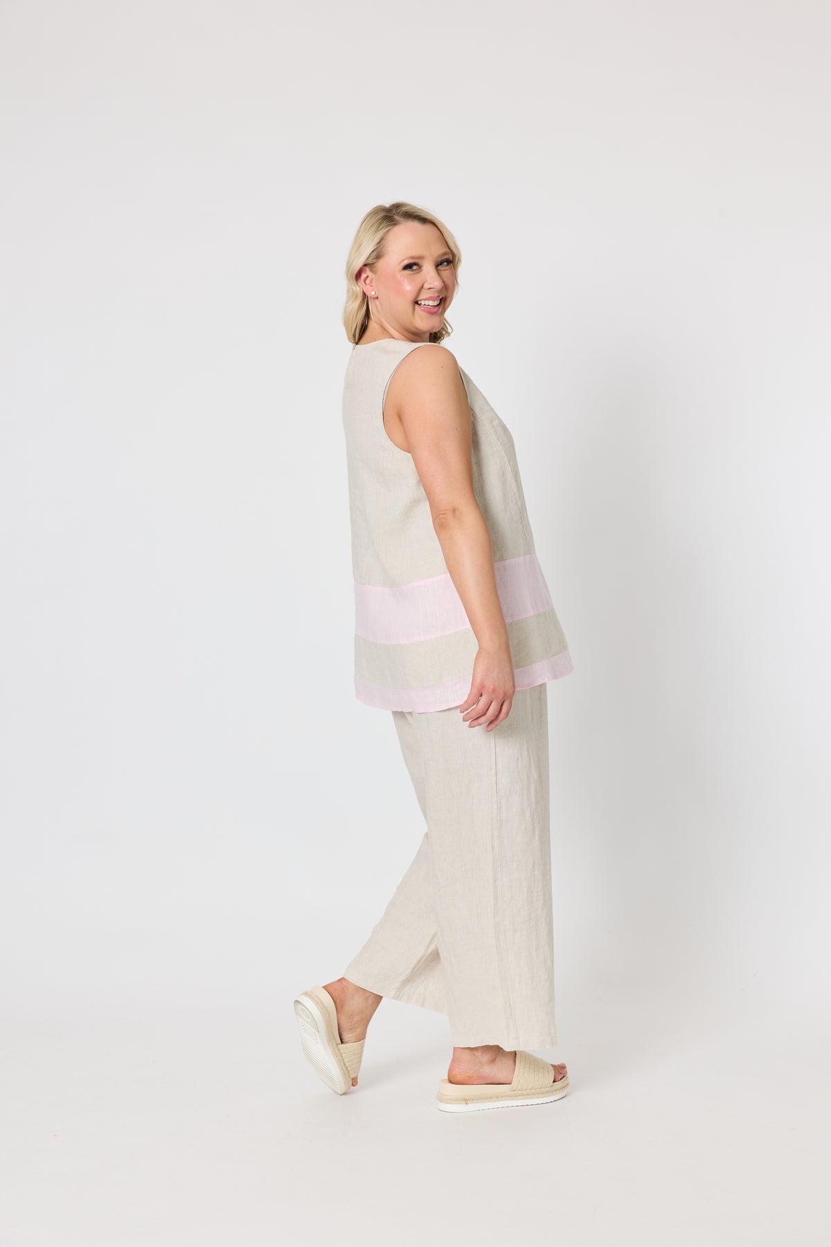 GORDON SMITH LEULLA LINEN PANT