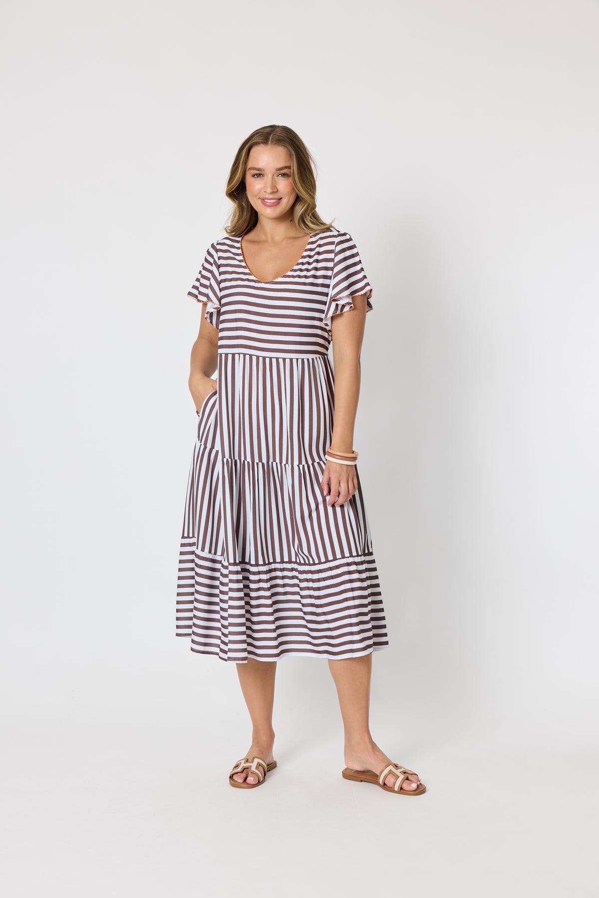 THREADZ KALAHARI STRIPE DRESS