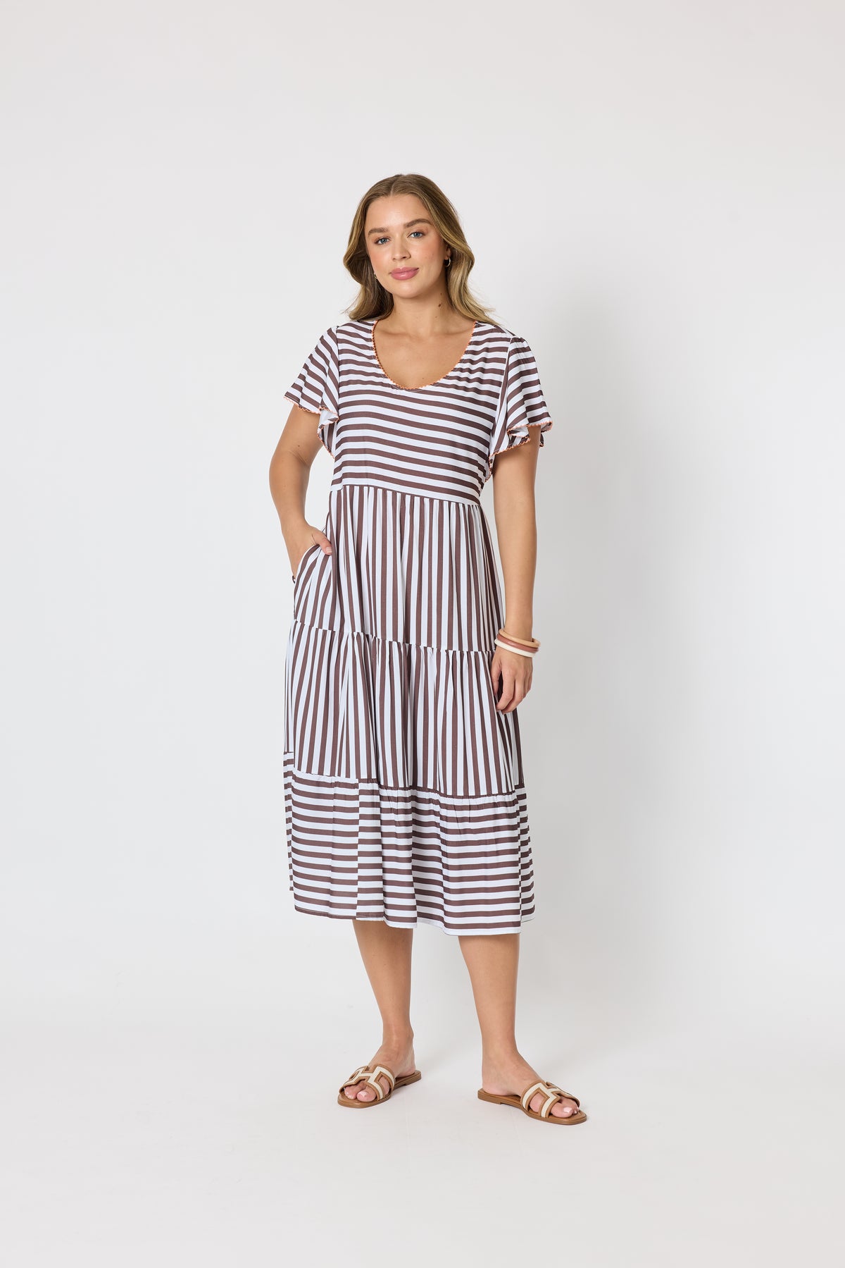 THREADZ KALAHARI STRIPE DRESS