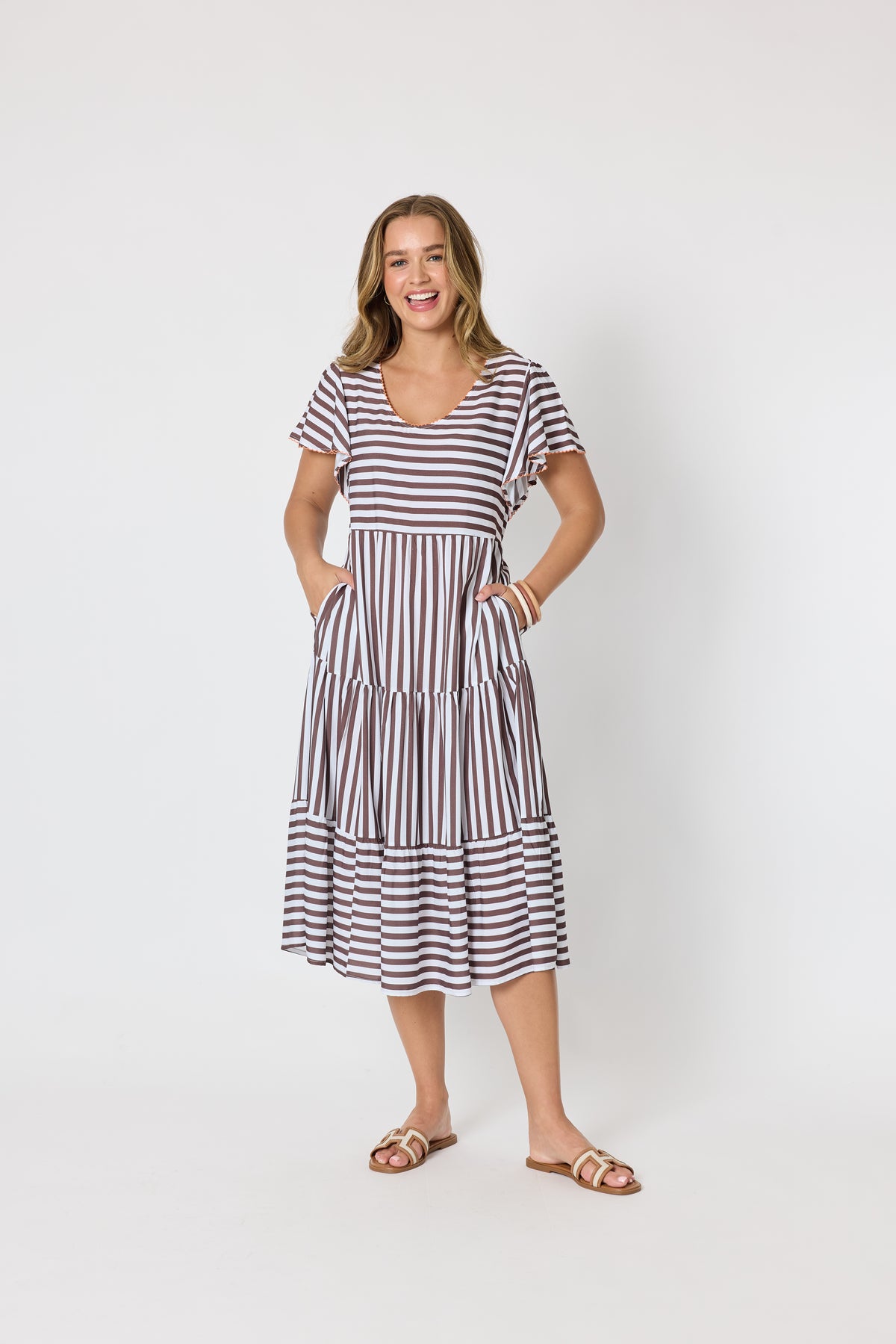 THREADZ KALAHARI STRIPE DRESS