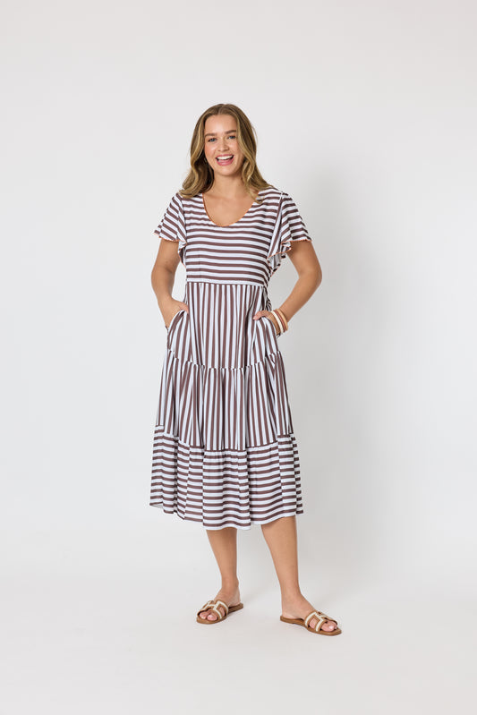 THREADZ KALAHARI STRIPE DRESS