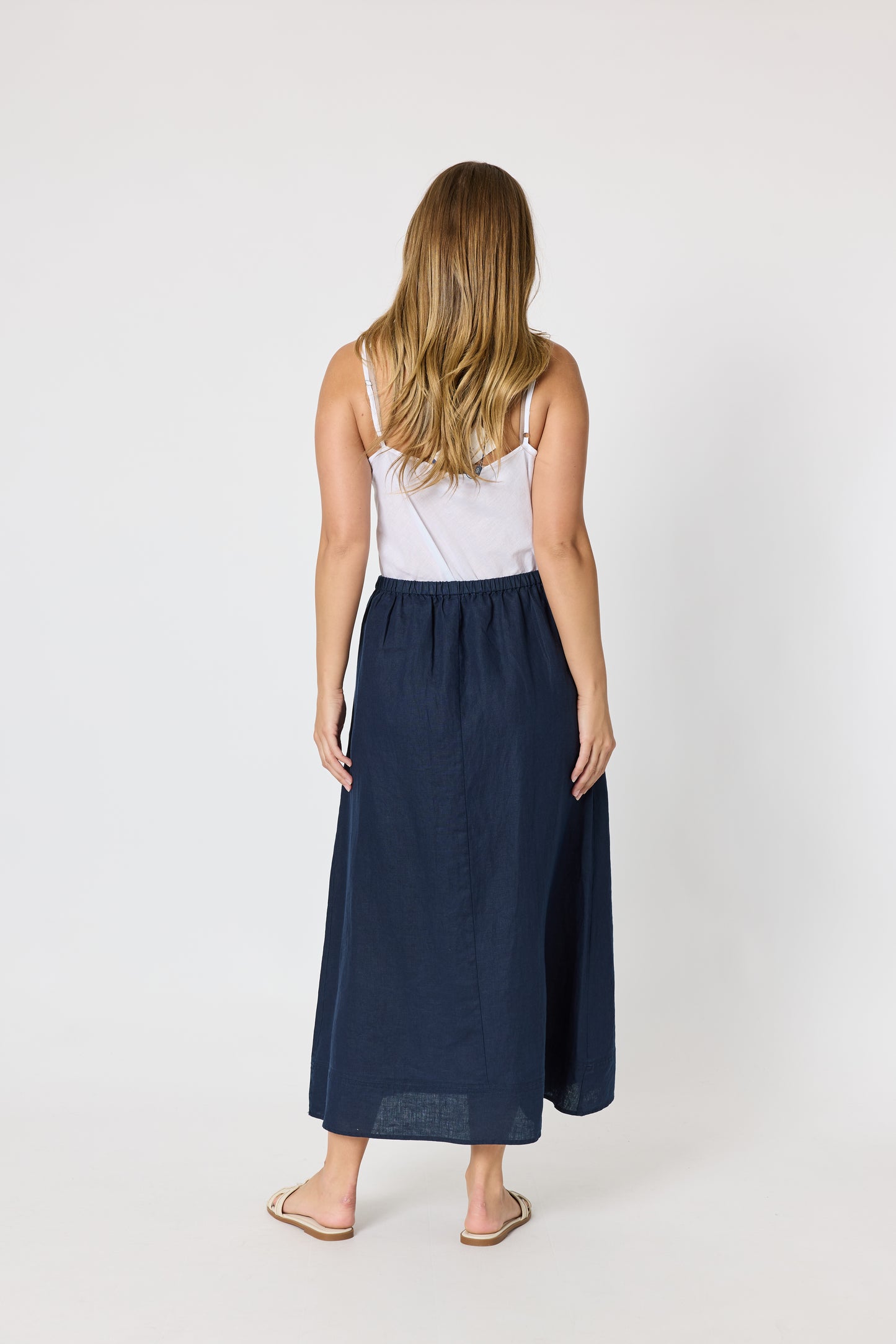 GORDON SMITH AMY LINEN SKIRT