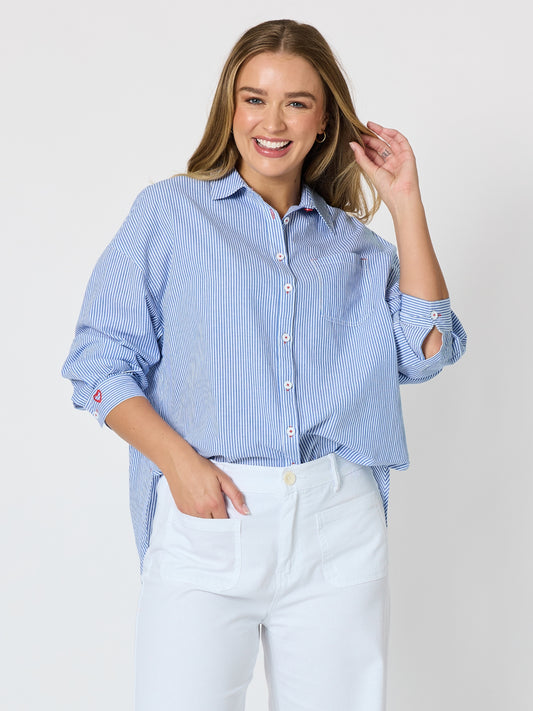GORDON SMITH SEAVIEW STRIPE SHIRT