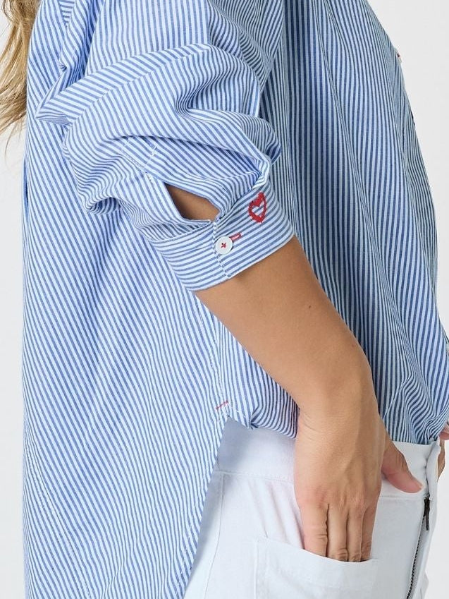 GORDON SMITH SEAVIEW STRIPE SHIRT