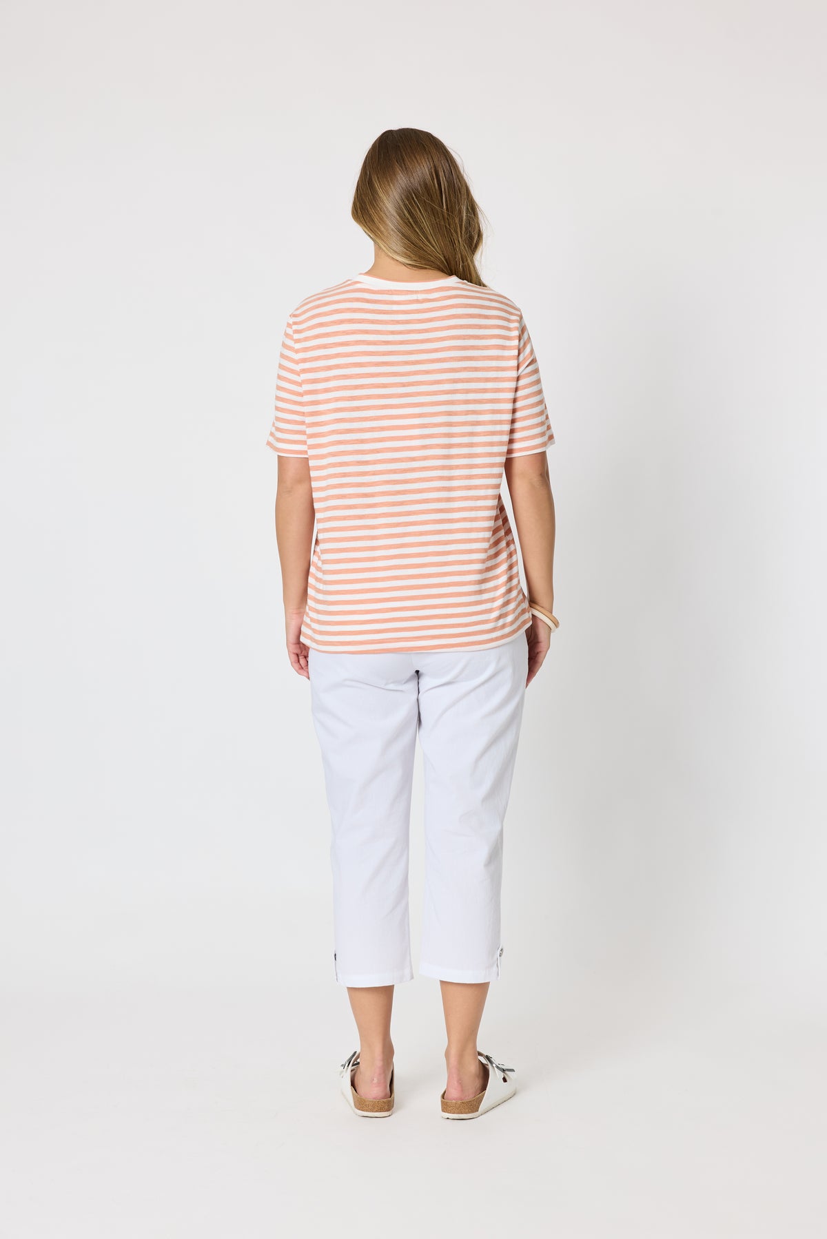 THREADZ CHARMED STRIPE TEE