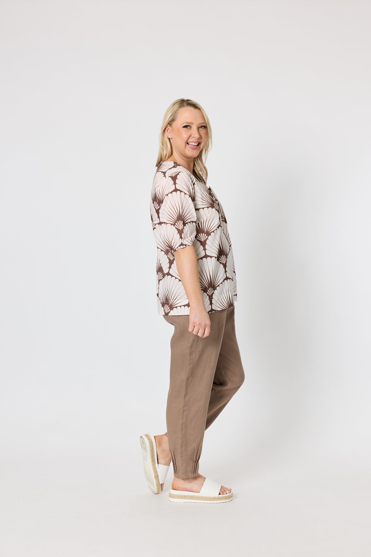 GORDON SMITH TUSCAN PRINT TOP