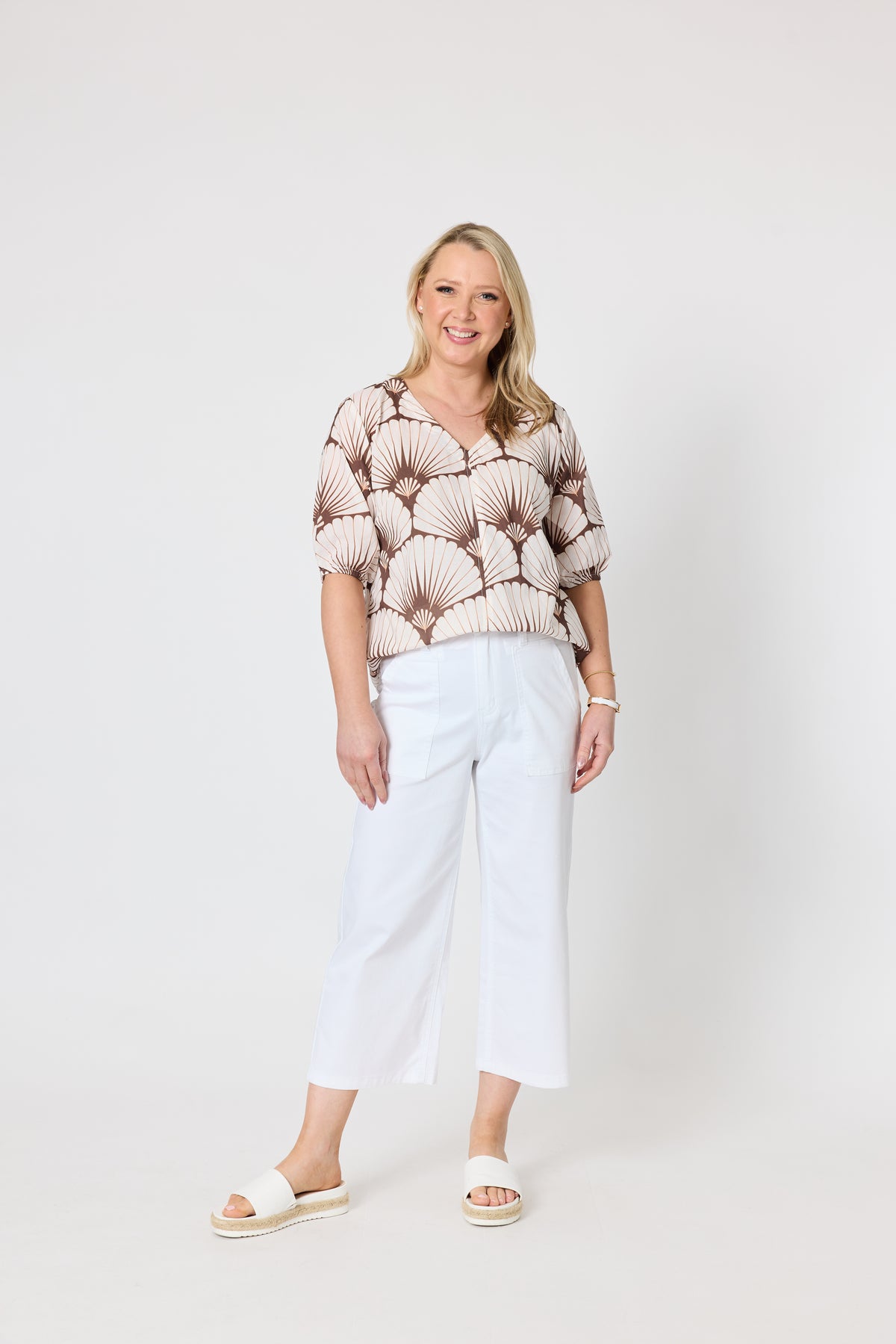 GORDON SMITH TUSCAN PRINT TOP