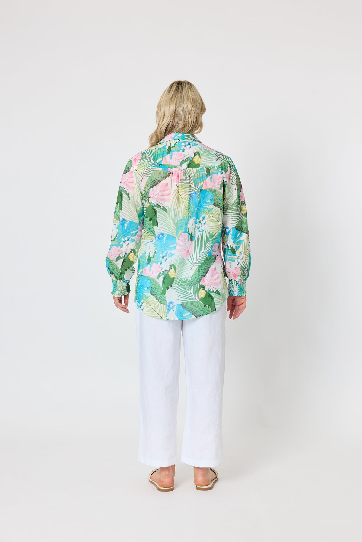 GORDON SMITH TROPICANA PRINT SHIRT