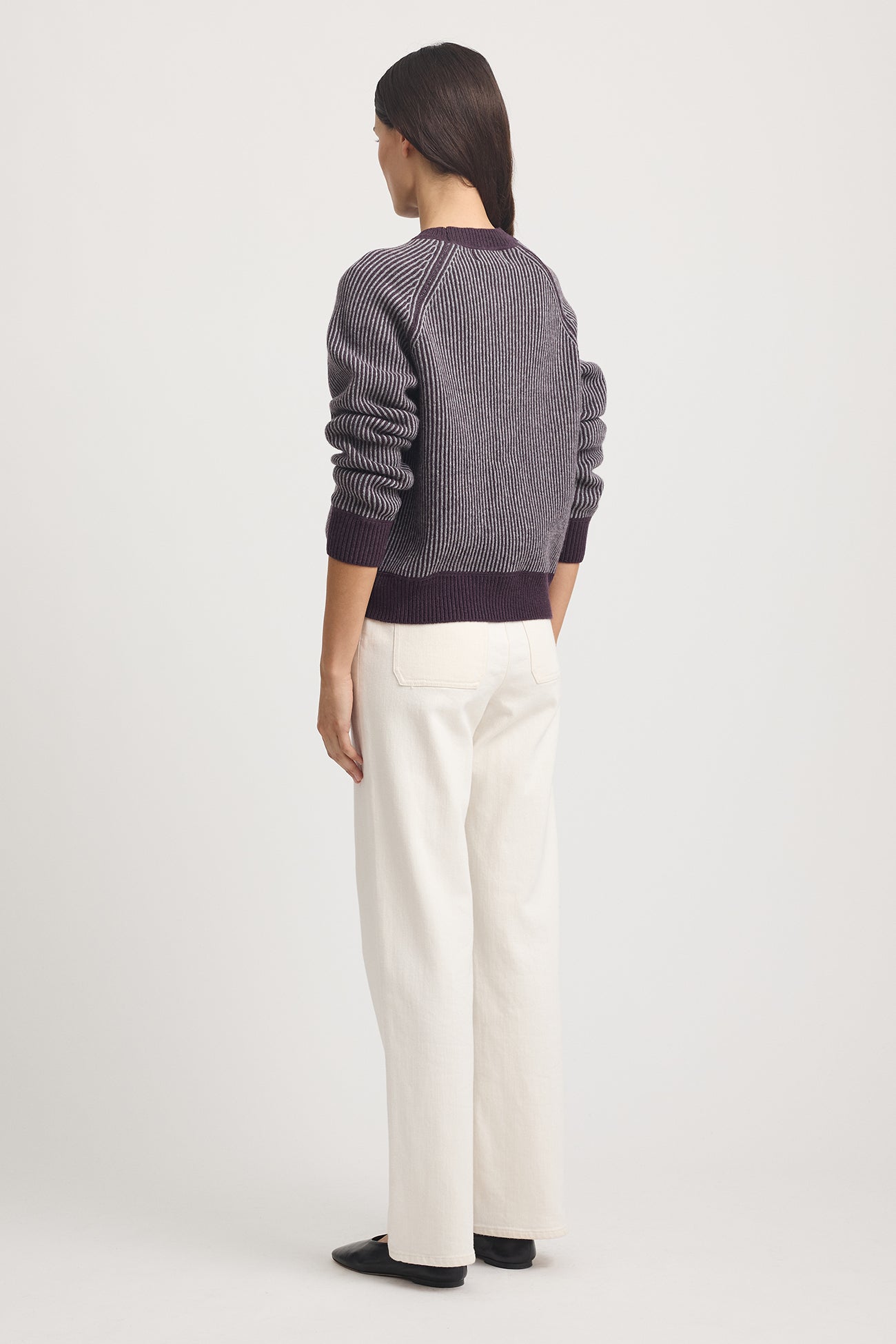 TOORALLIE PIN STRIPE CREW