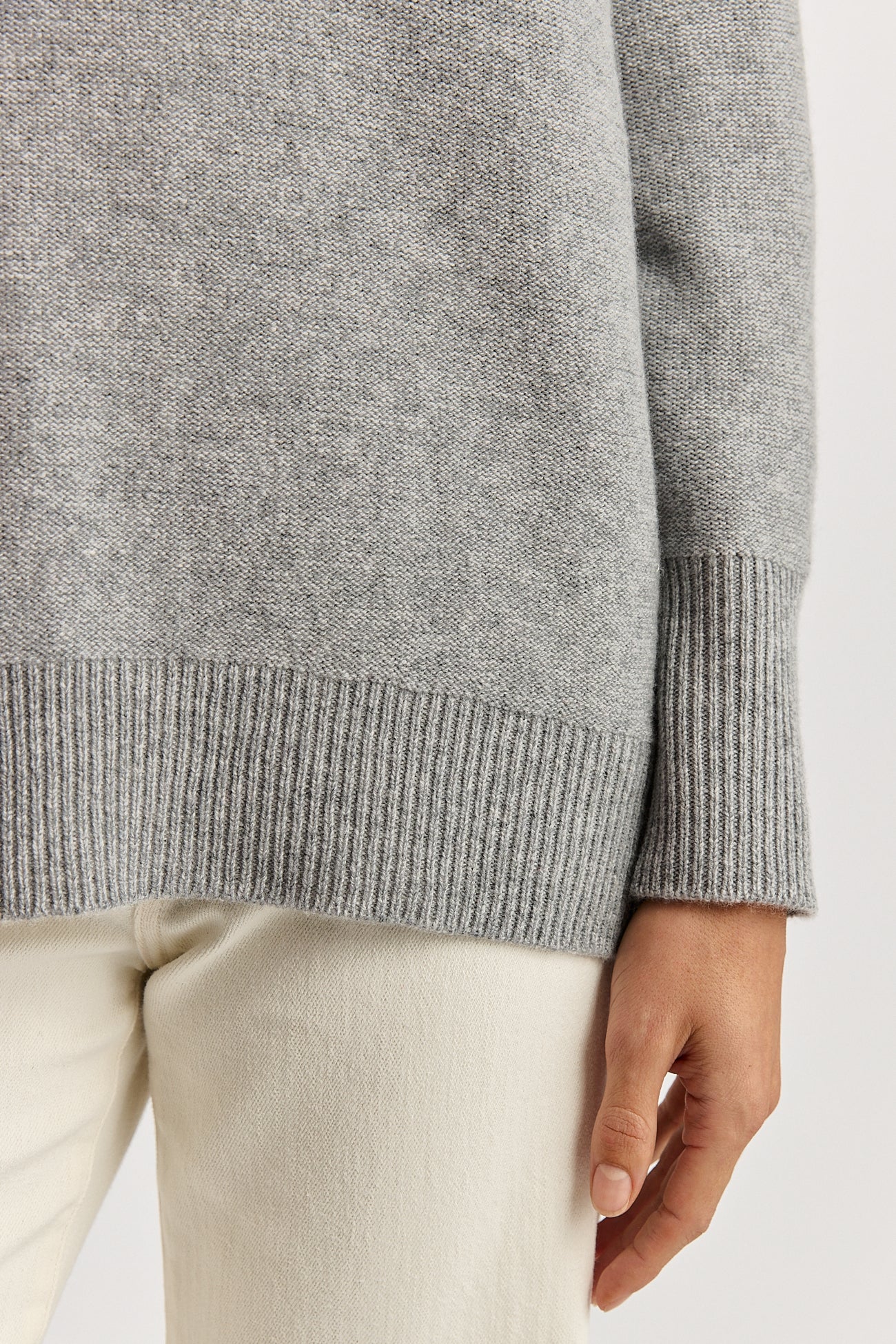 TOORALLIE DROP SHOULDER MOCK NECK JUMPER