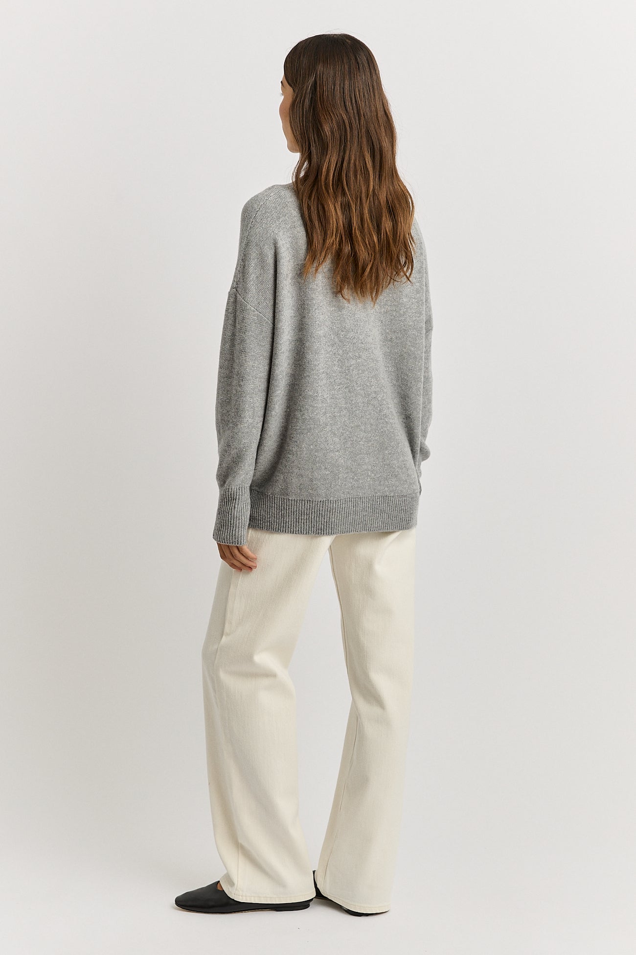 TOORALLIE DROP SHOULDER MOCK NECK JUMPER