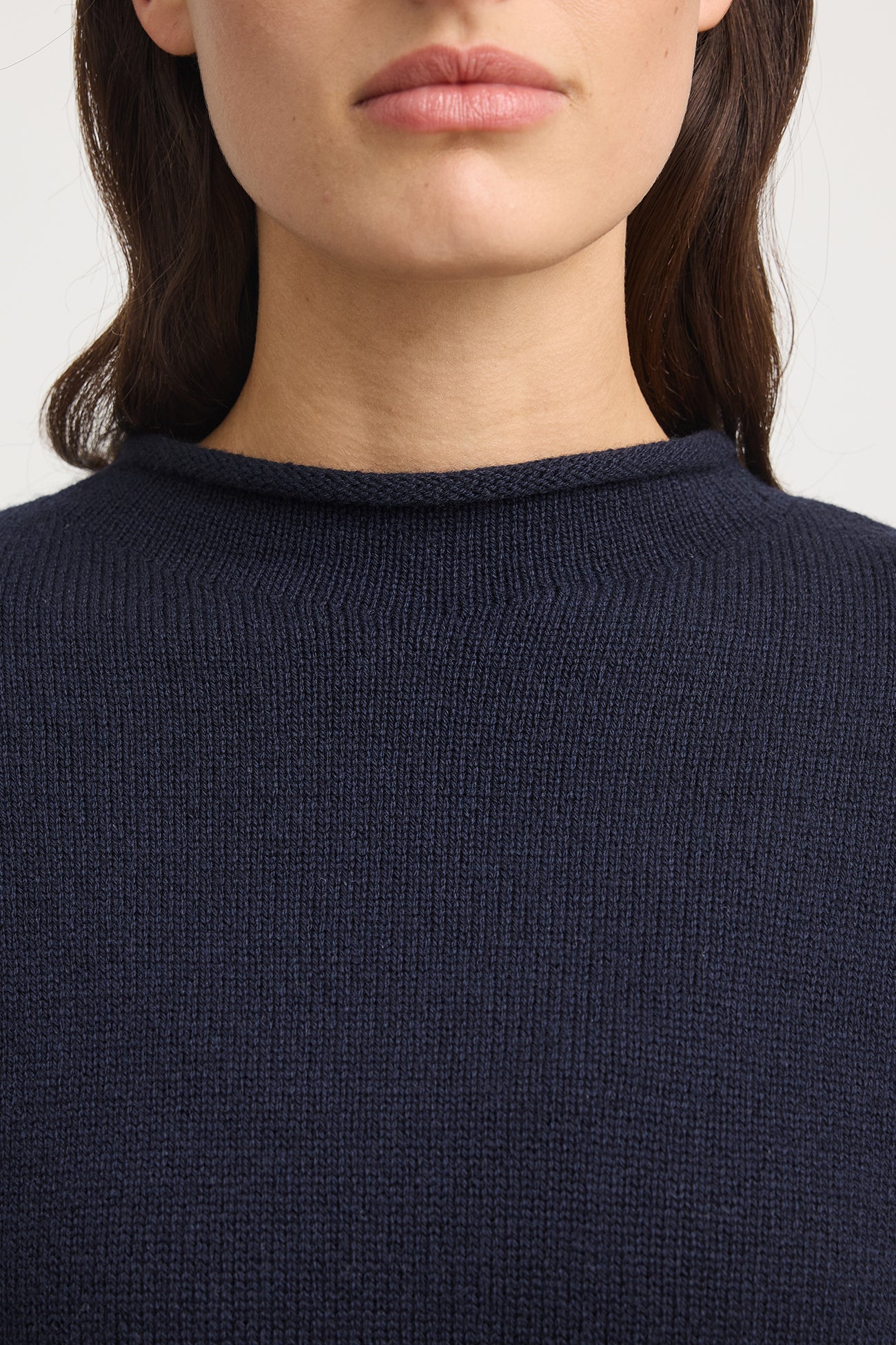 TOORALLIE RELAXED FIT MOCK NECK