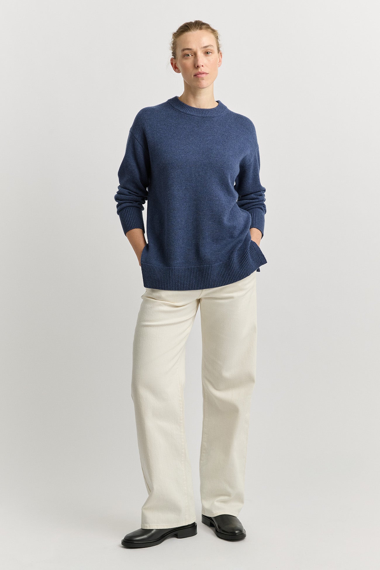 TOORALLIE RELAXED LONGLINE CREW