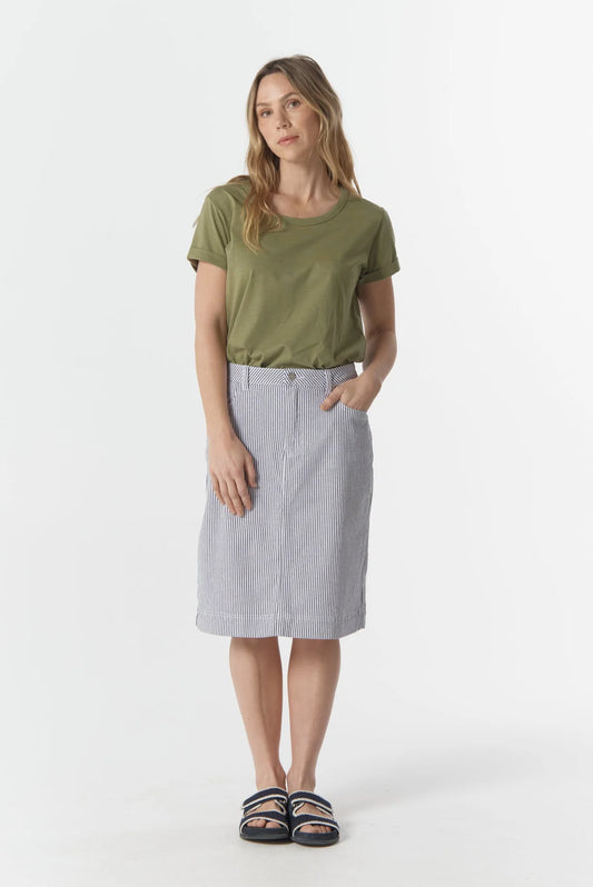 GOONDIWINDI COTTON STRIPE SKIRT