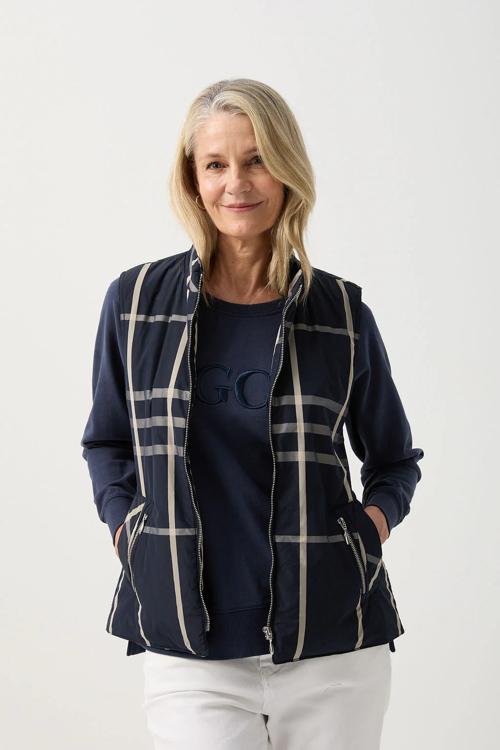 GOONDIWINDI QUILTED CHECK VEST