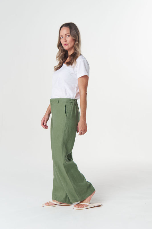 GOONDIWINDI TAILORED STRAIGHT LEG PANT