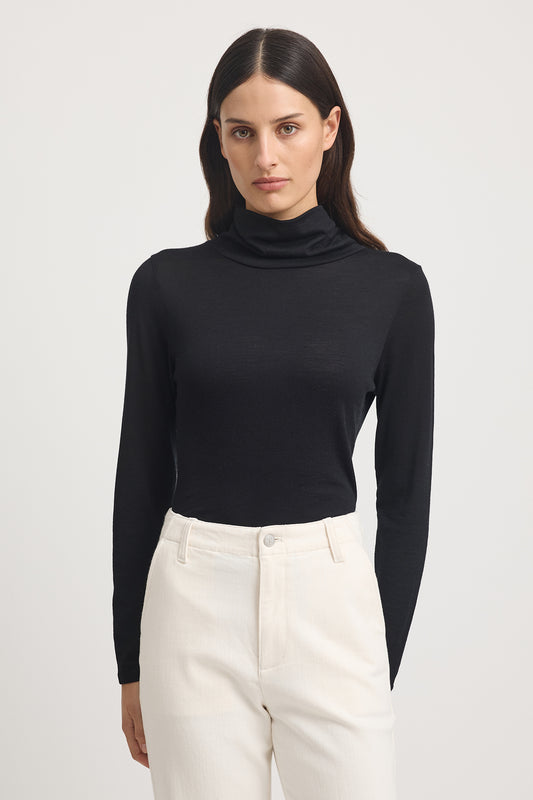 TOORALLIE TURTLE NECK MERINO TEE
