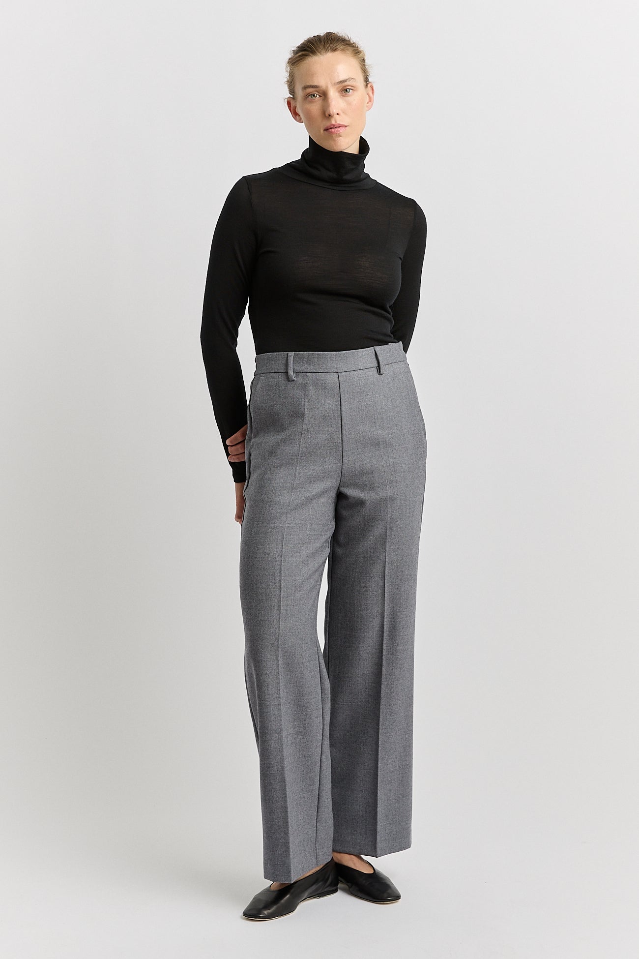 TOORALLIE TURTLE NECK MERINO TEE