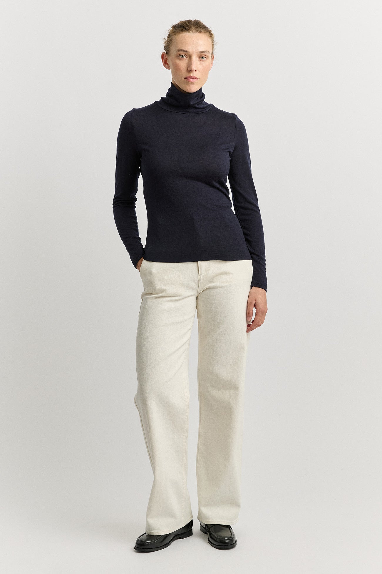 TOORALLIE TURTLE NECK MERINO TEE