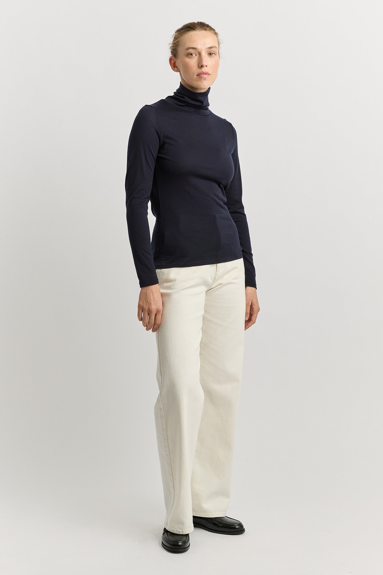 TOORALLIE TURTLE NECK MERINO TEE