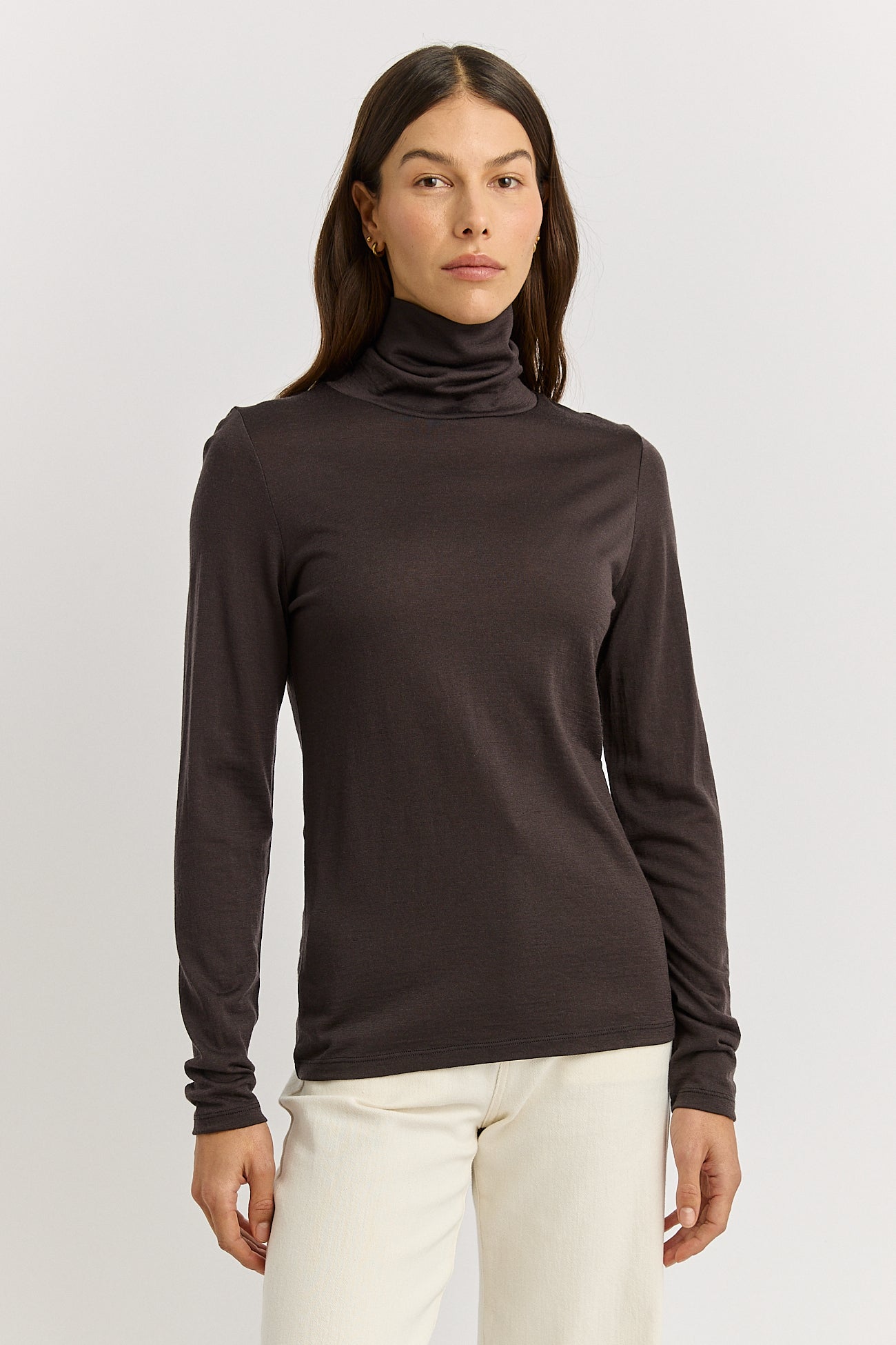 TOORALLIE TURTLE NECK MERINO TEE