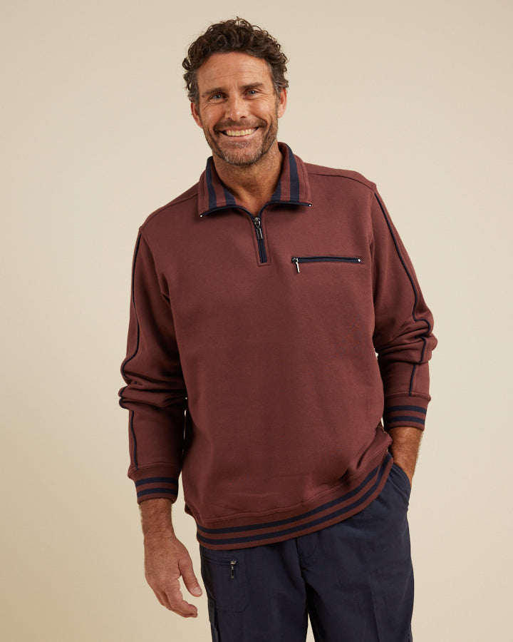 BREAKAWAY KYLER FLEECE HALF ZIP