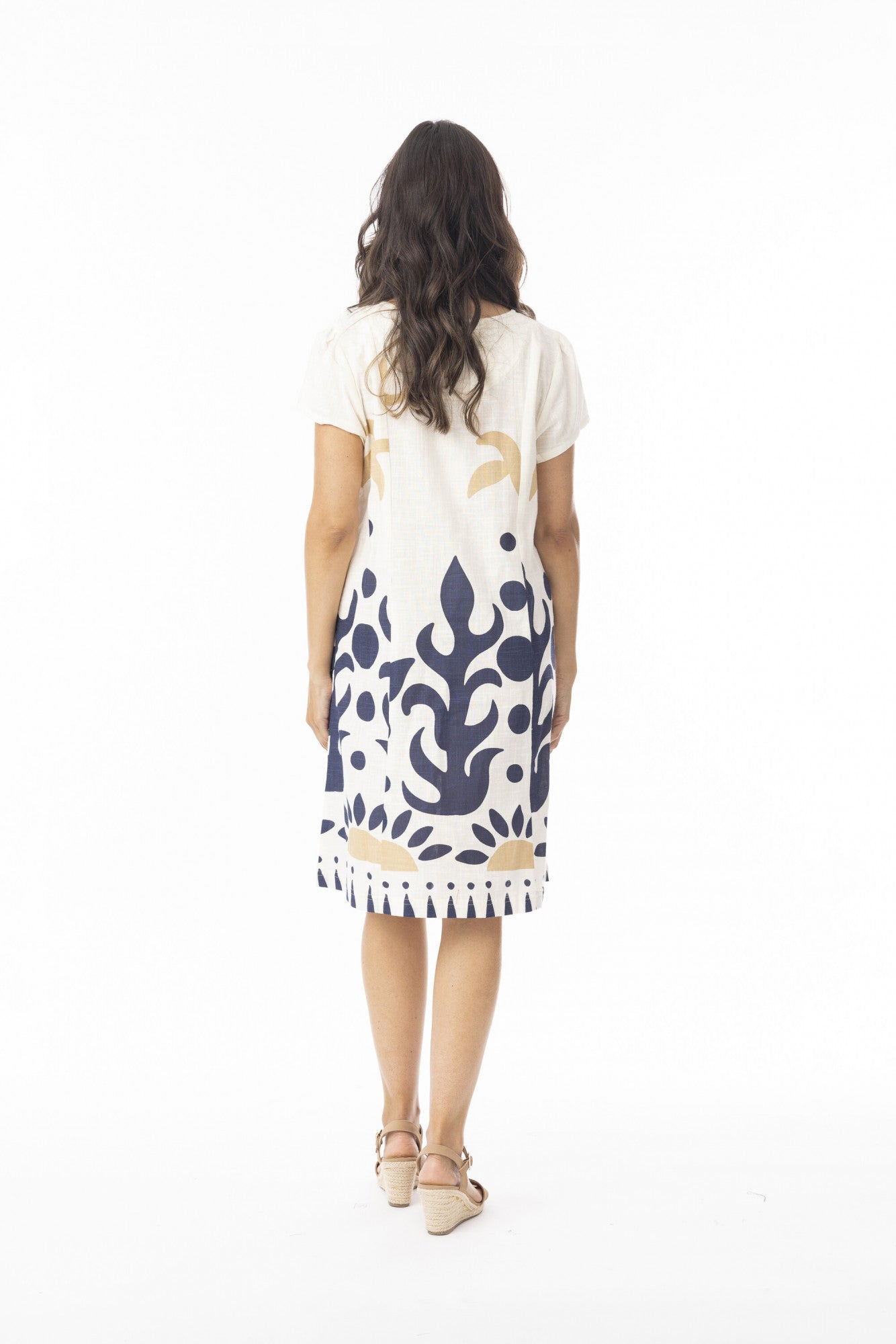ORIENTIQUE NASCA DRESS POCKETS